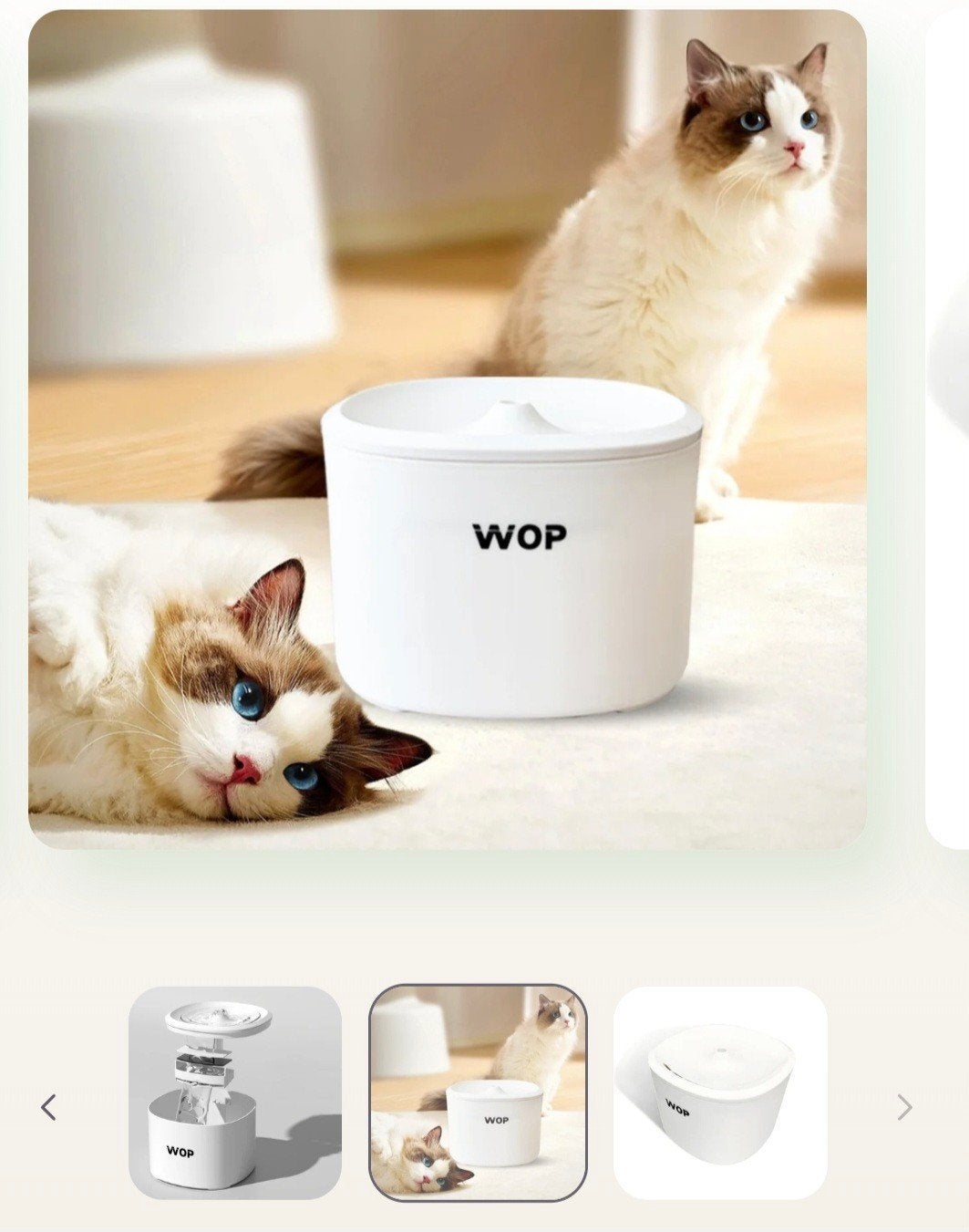 wop drinkfontein, Dieren en Toebehoren, Kattenvoerbakken en Drinkbakken, Ophalen