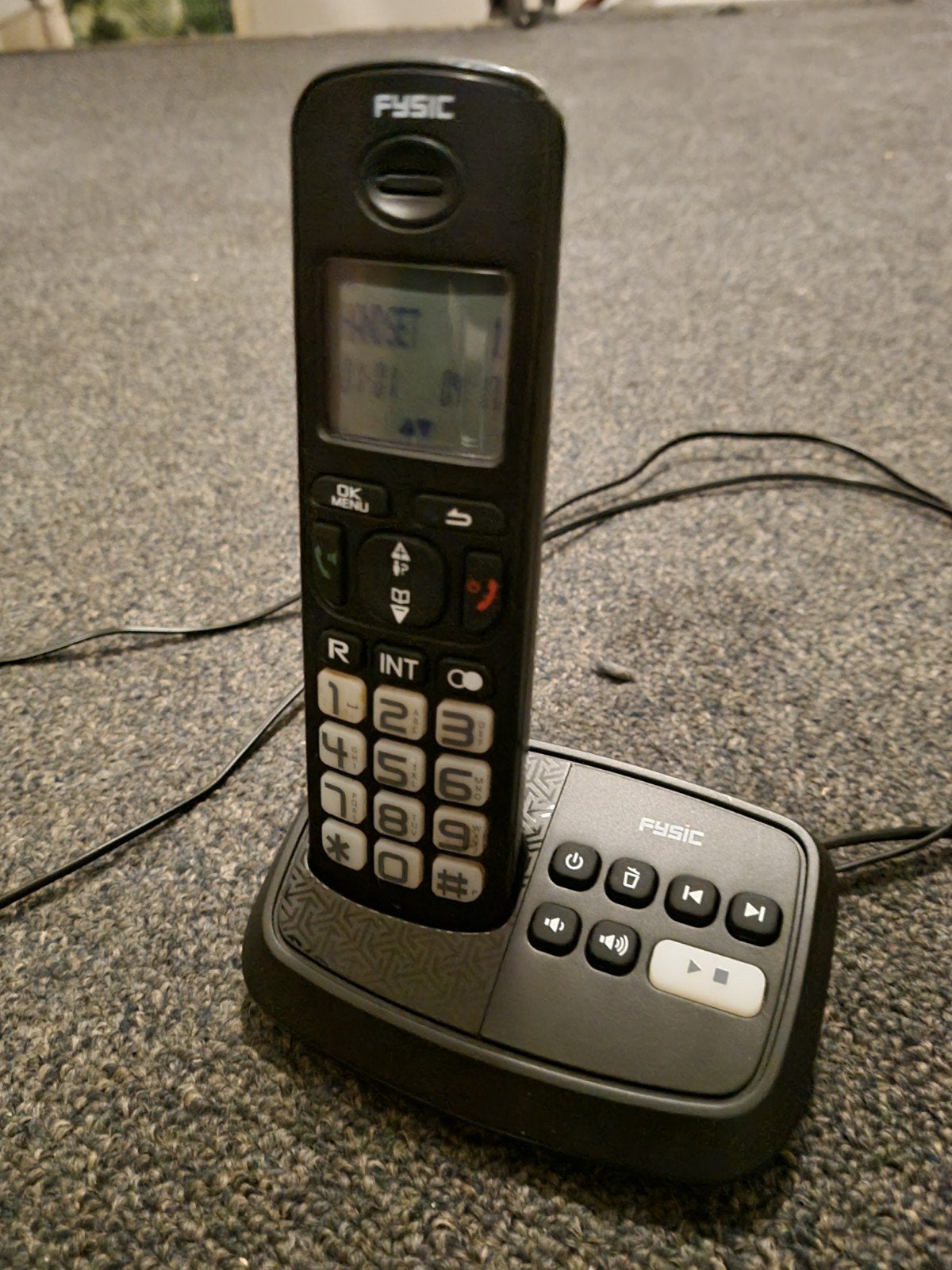 Fysic FX-5515 Senioren DECT Telefoon met Antwoordapparaat, Ophalen of Verzenden, Zo goed als nieuw, 1 handset