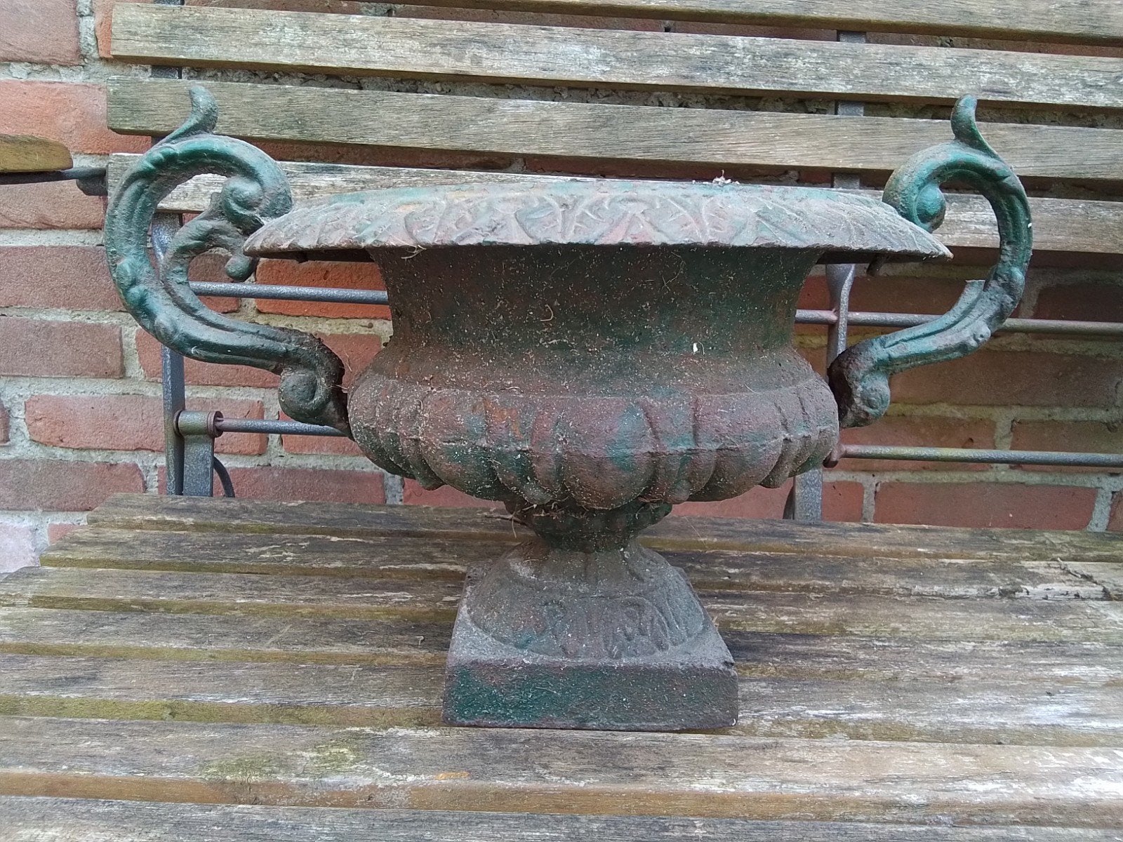 Gietijzer bloembak en meer, Tuin en Terras, Ophalen of Verzenden