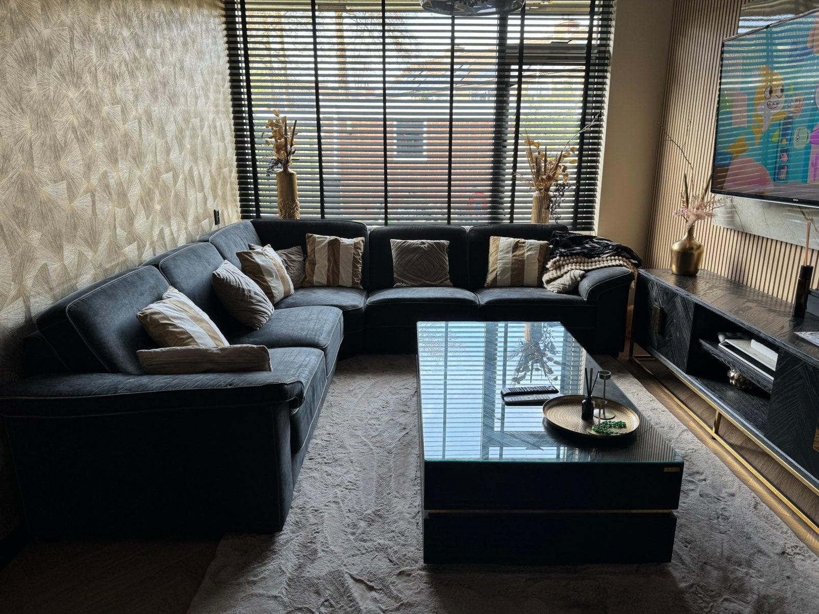 Hoekbank pronto wonen, Ophalen, Gebruikt, Hoekbank, Stof