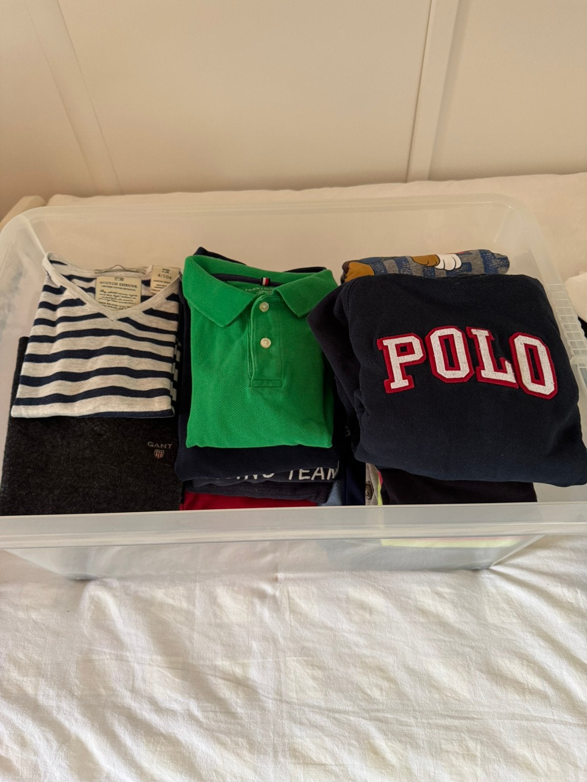Merkkledingpakket bovenkleding jongen, maat 104 tot 140, Ophalen of Verzenden, Zo goed als nieuw