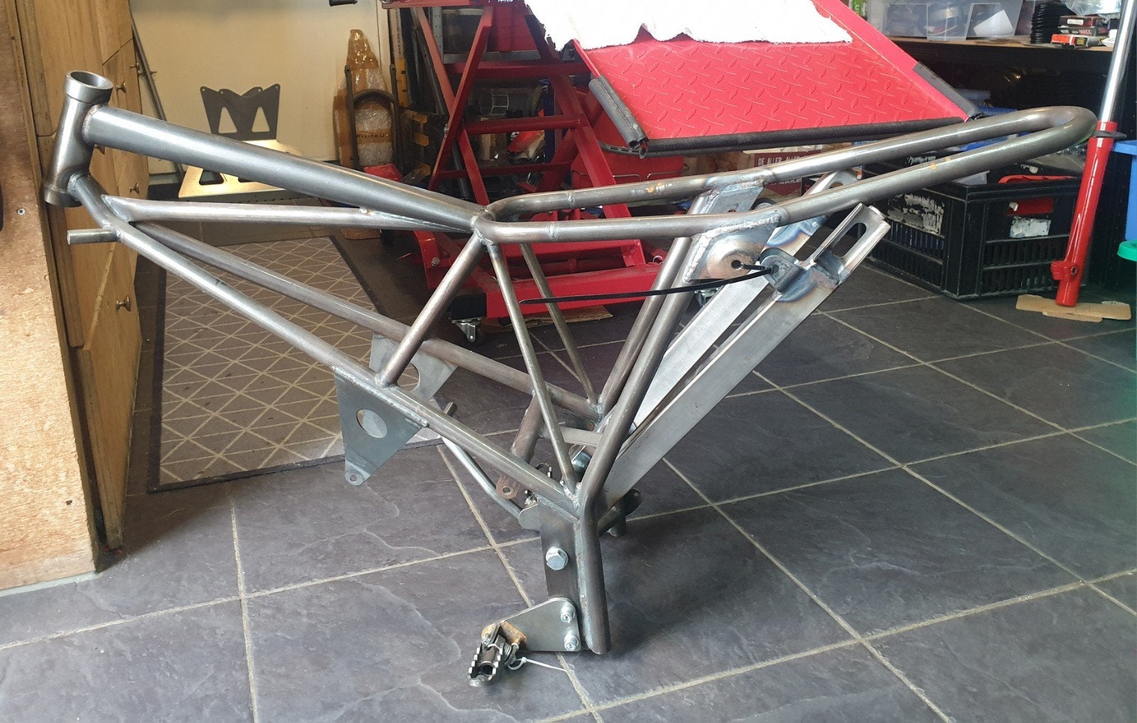 Boele frame voor een kreidler blok, Ophalen of Verzenden, Gebruikt, Overige merken