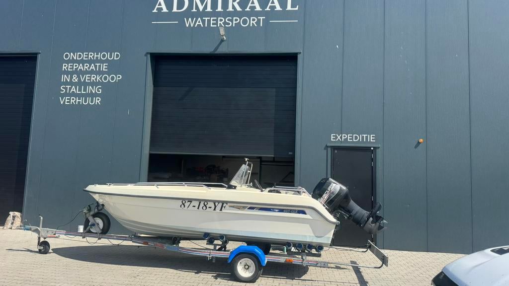 Ornvik 485 CLX - Mercury 40pk - Boottrailer, Info@admiraal-watersport.nl, Gebruikt, Westrak 15, Elektrische start