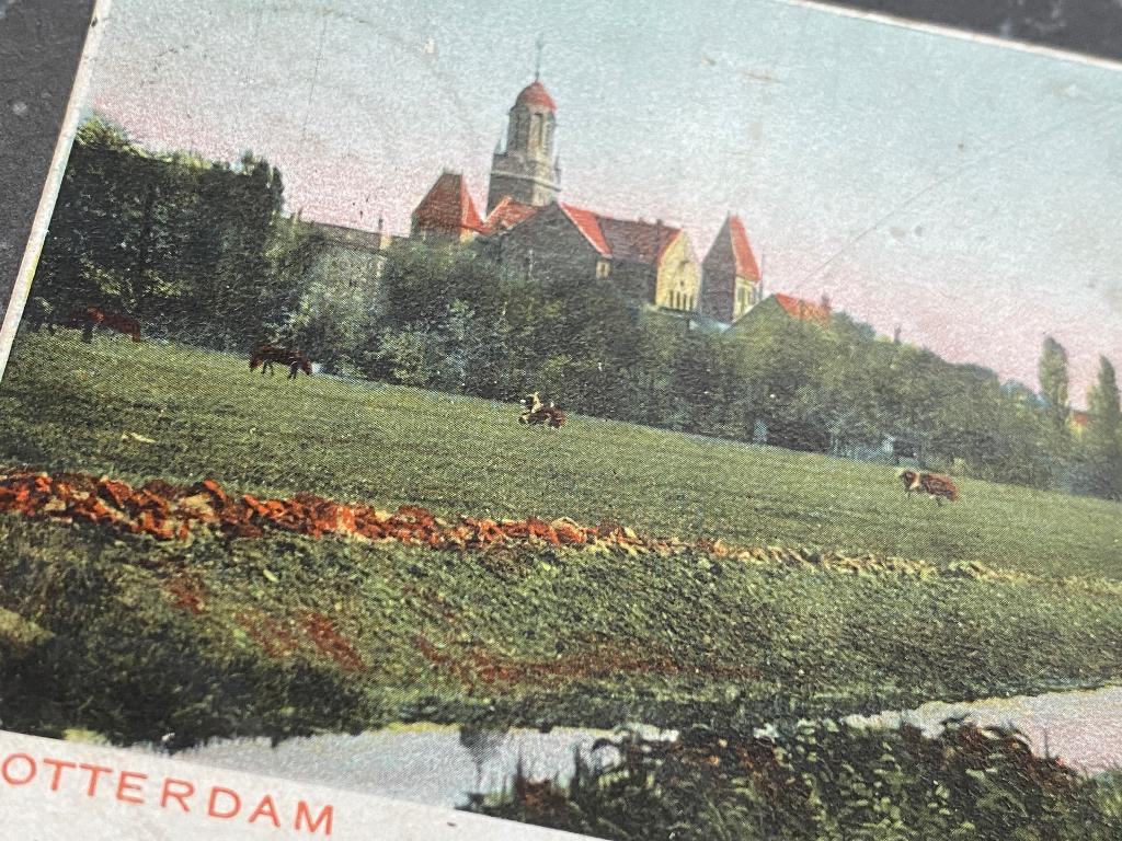 Zeer vroege ansichtkaart van Rotterdam (Binnenweg) ca.1904, Ophalen of Verzenden, Voor 1920, Gelopen, Zuid-Holland