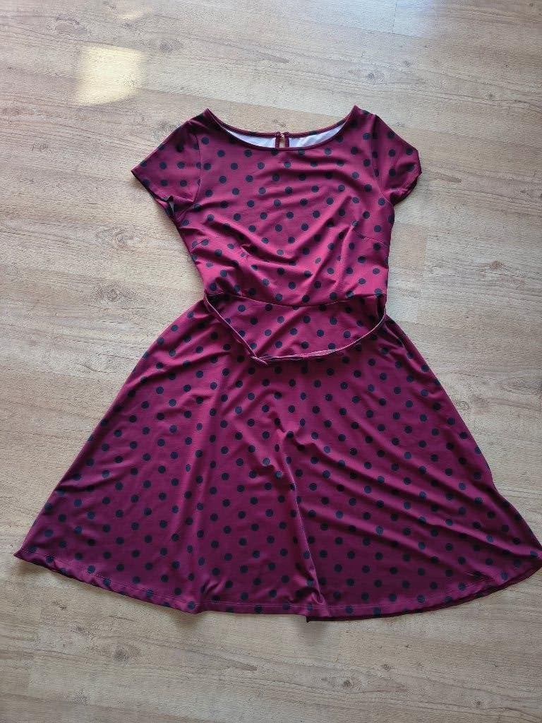 Jurk King Louie polkadot, Maat 38/40 (M), Meerkleurig, Ophalen of Verzenden, King Louie