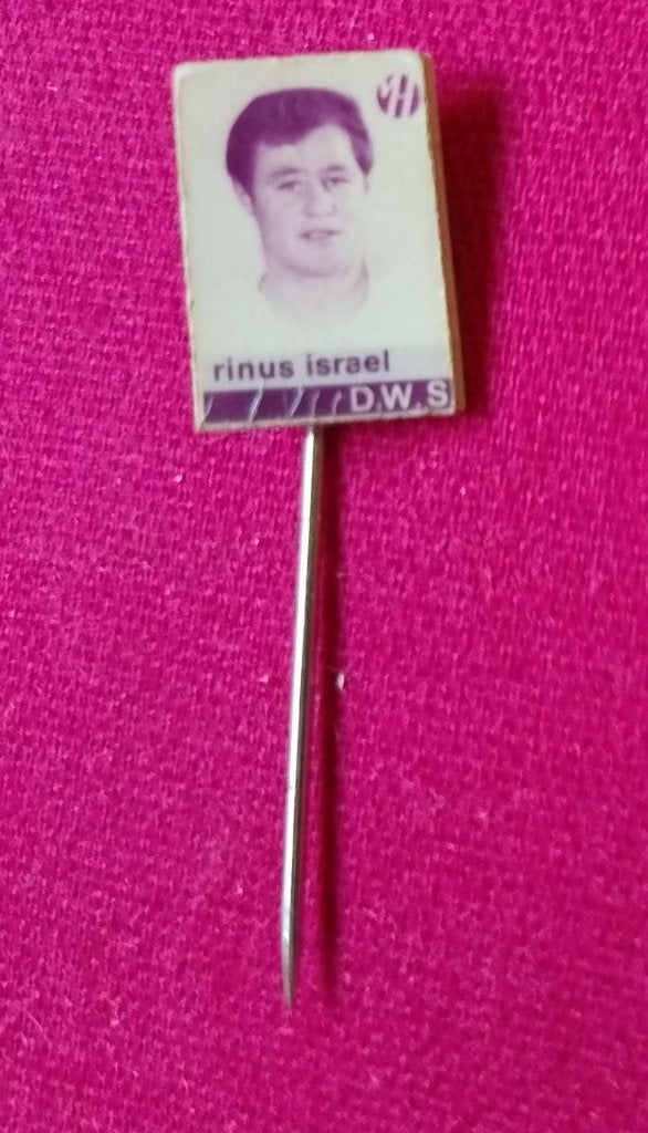 RINUS ISRAEL 2x items van deze FEYENOORD legende, Verzamelen, Ophalen of Verzenden, Gebruikt, Feyenoord, Overige typen