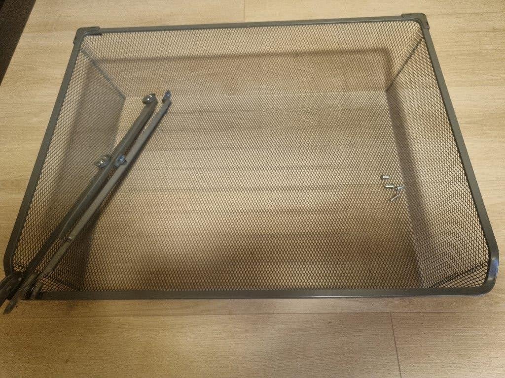 Ikea fijndraadmand met uittrekrail, 76x56cm, grijs, Huis en Inrichting, Ophalen, 50 tot 100 cm, Zo goed als nieuw, Minder dan 100 cm