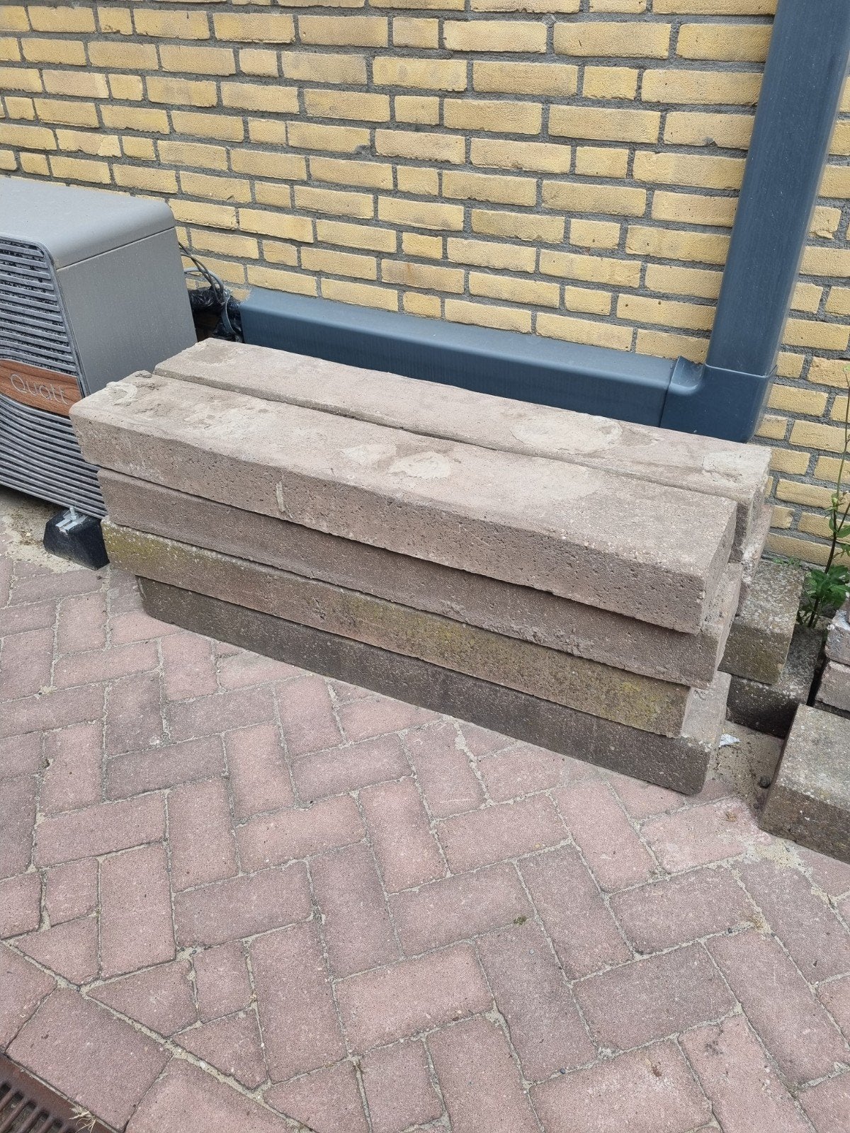 Betonnen bielzen, Tuin en Terras, Terrasdelen en Vlonders, Ophalen of Verzenden, Gebruikt, Overige materialen