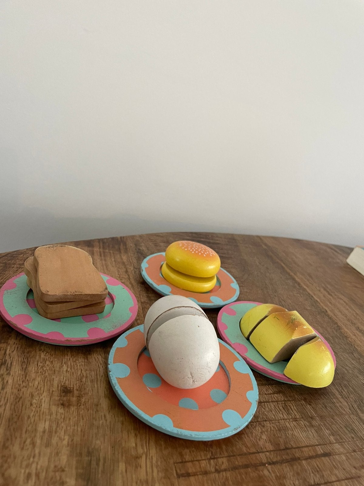 Setje houten keukenspeelgoed, Ophalen, Gebruikt, Hout, Speelkeuken-accessoire