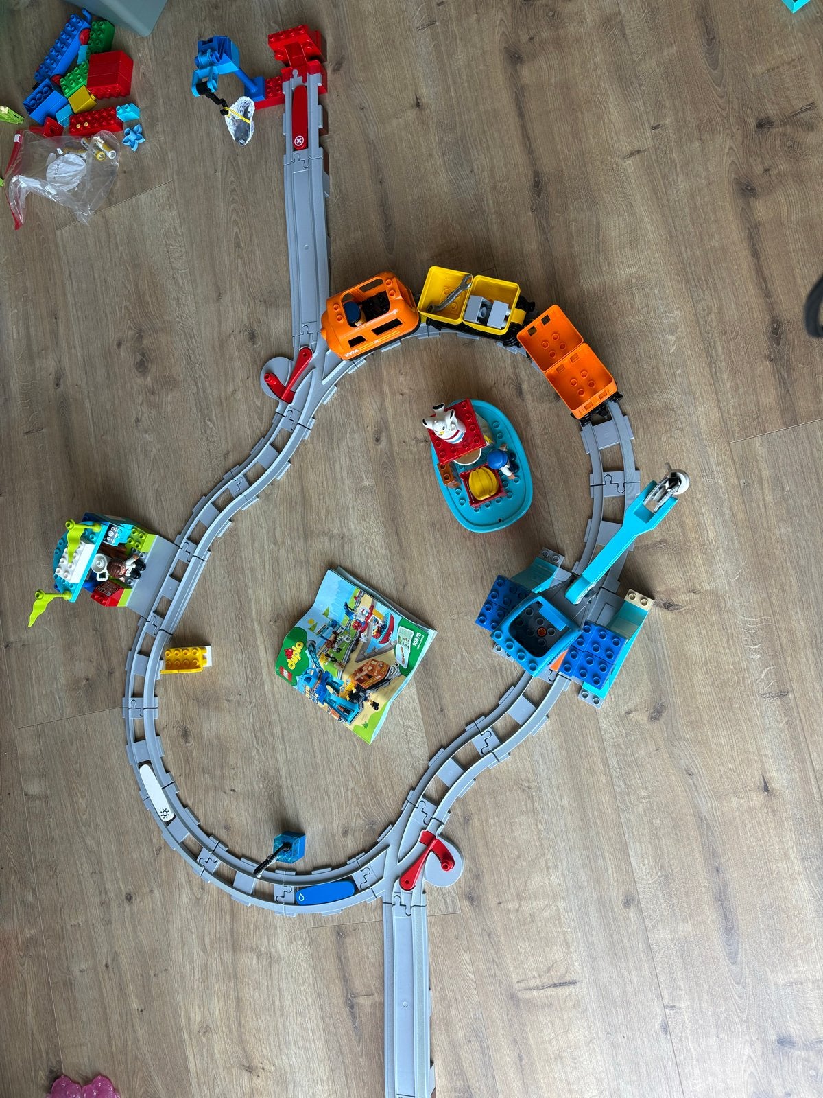 Lego Duplo Treinset met accessoires, Ophalen, Gebruikt