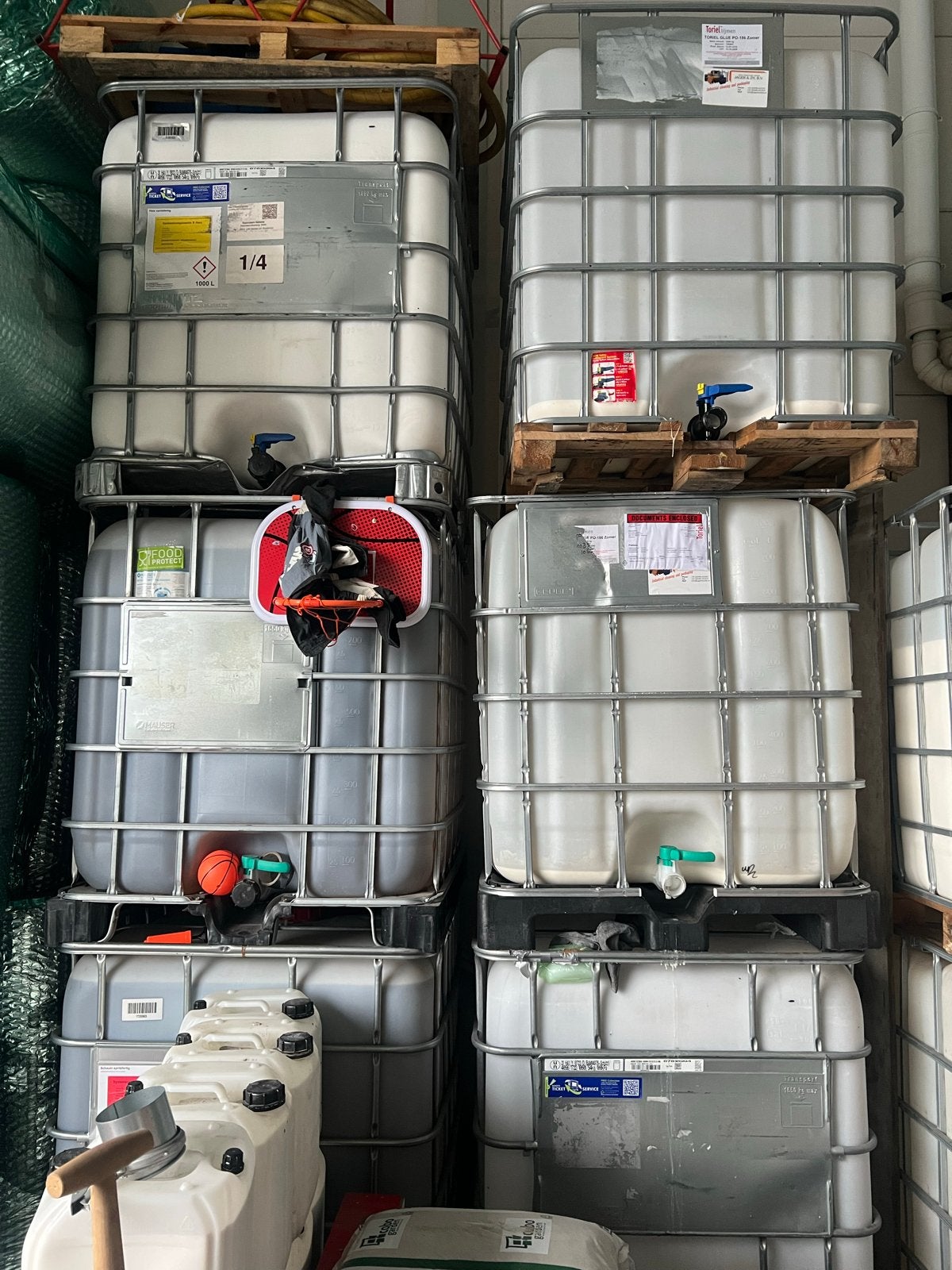 IBC-containers - Diverse maten en condities, Ophalen