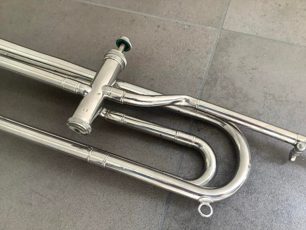 Vintage Signaaltrompet SCHENKELAARS - 1 ventiel, Ophalen of Verzenden, Gebruikt, Overige typen