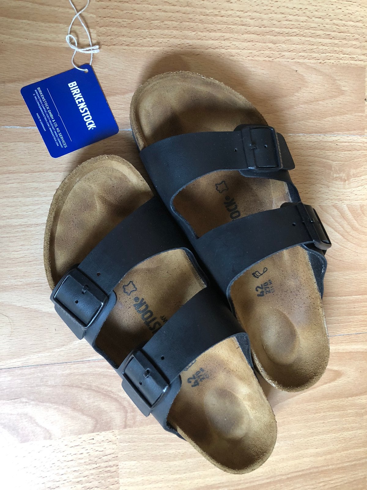 Birkenstock Heren Origineel, Ophalen of Verzenden, Zo goed als nieuw, Zwart