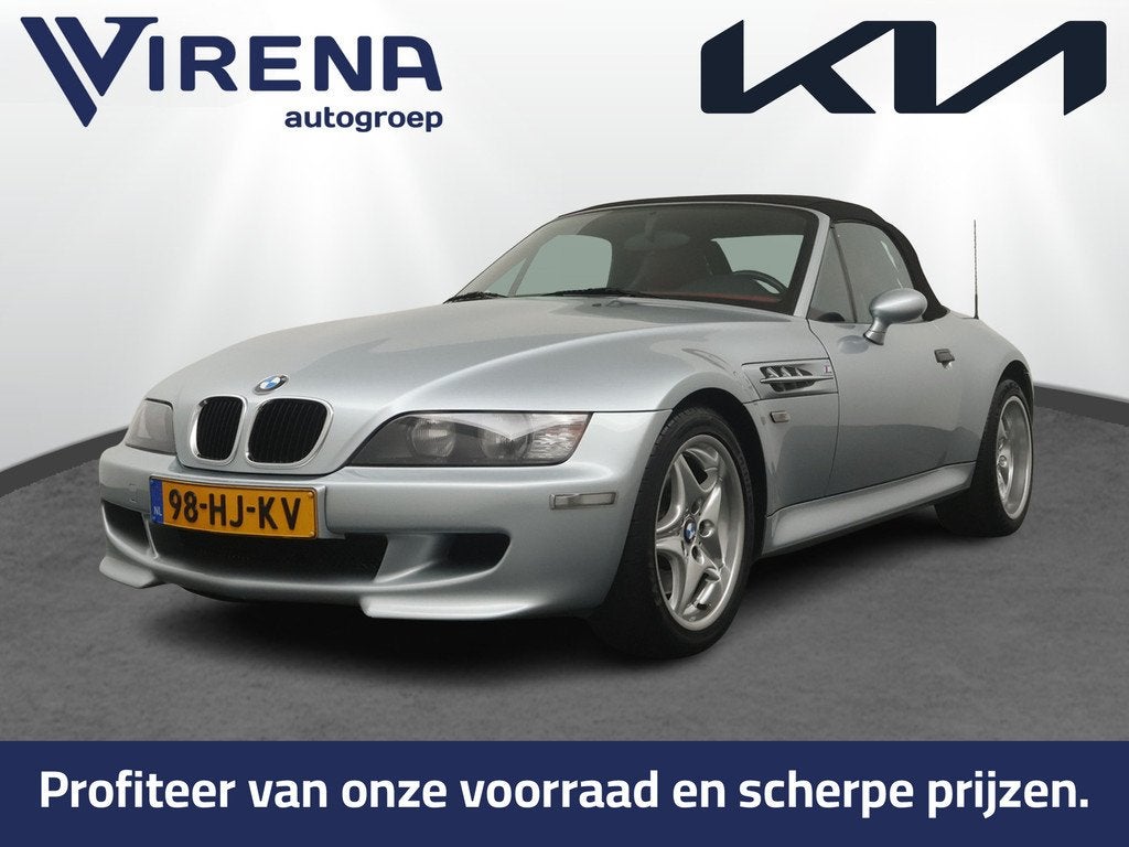 BMW Z3 Roadster 3.2 M - Airco - Stoelverwarming - 321 PK - V, Auto's, Oldtimers, Achterwielaandrijving, 3201 cc, Cabriolet, Leder