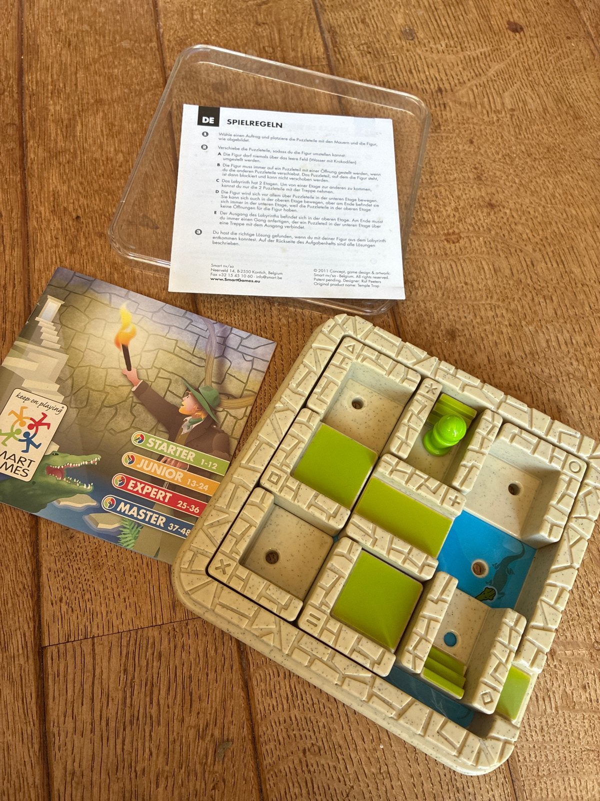 SmartGames: De Krokodillen Val - Logisch Denkspel, Een of twee spelers, Ophalen of Verzenden, Zo goed als nieuw