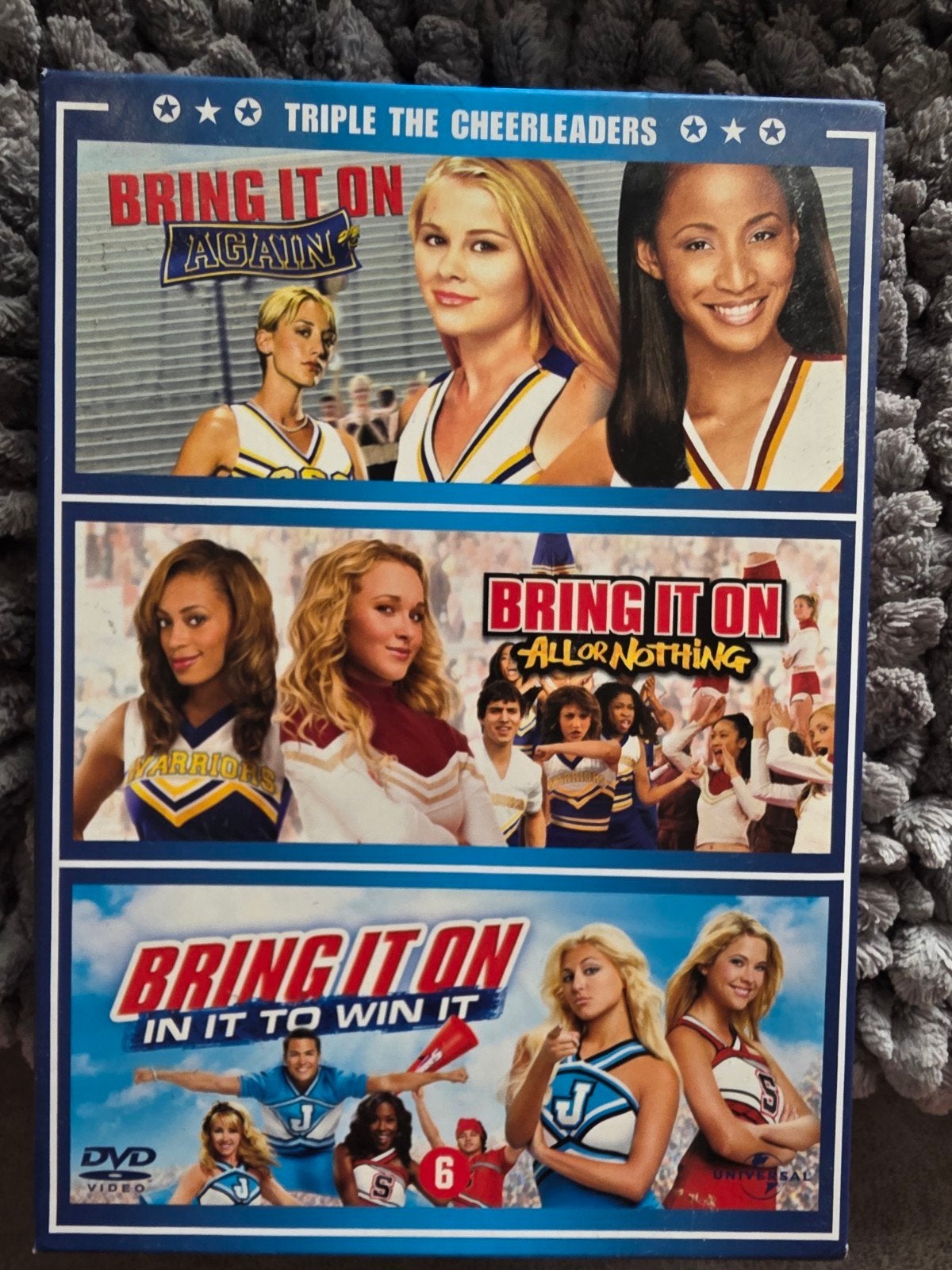 Bring It On - Triple The Cheerleaders (DVD Boxset), Nederlands, Ophalen of Verzenden, Vanaf 6 jaar, Inclusief doosje