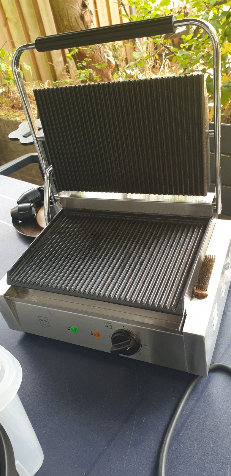tosti panini ijzer professioneel, Ophalen, Zo goed als nieuw