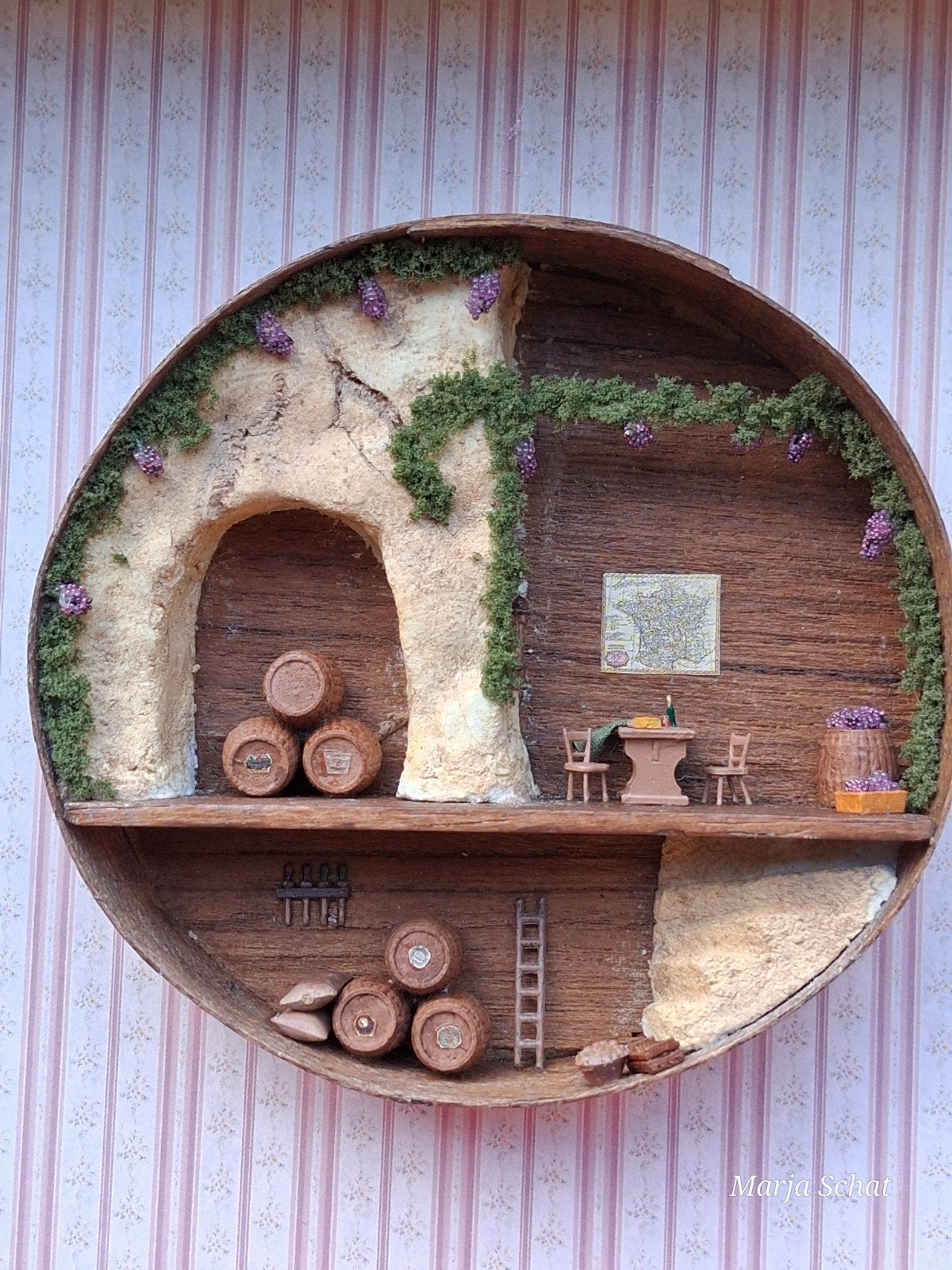 Tafereeltje in camembert doosje, Ophalen of Verzenden, Poppenhuis