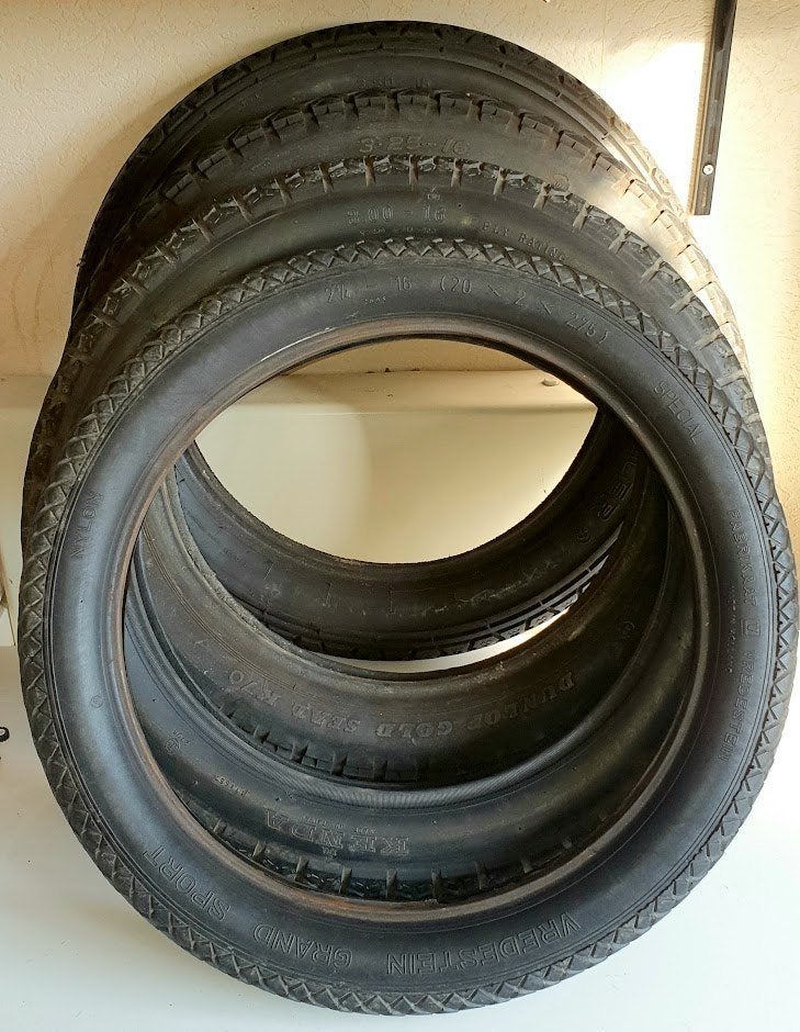 Buitenbanden 16 inch, 4 stuks, Ophalen, Gebruikt
