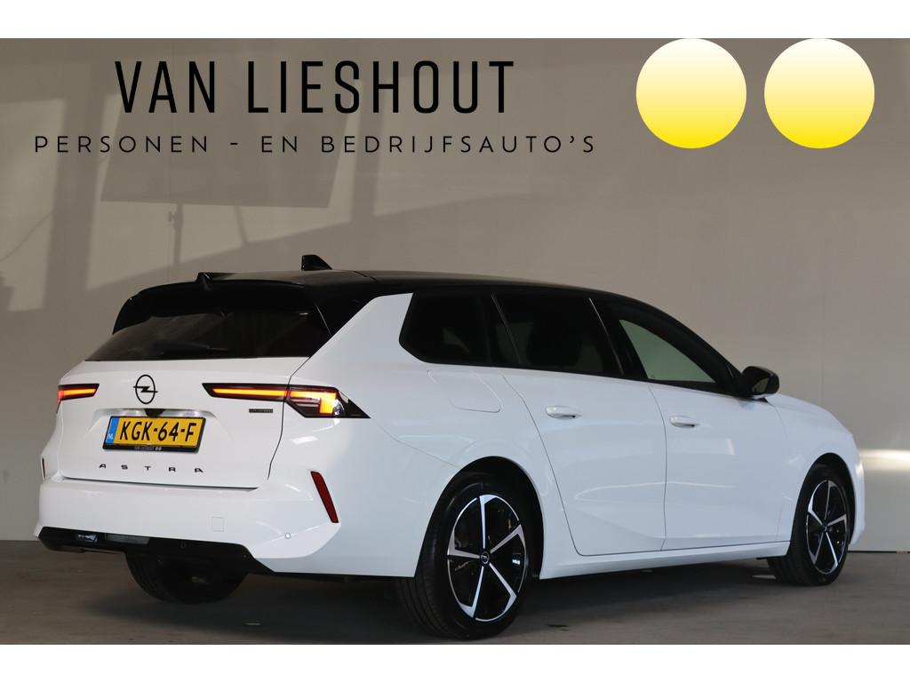 Opel Astra Sports Tourer 1.6 Hybrid GS Line 191pk 360 Cam I, Auto's, Gebruikt, Euro 6, 4 cilinders, 181 pk