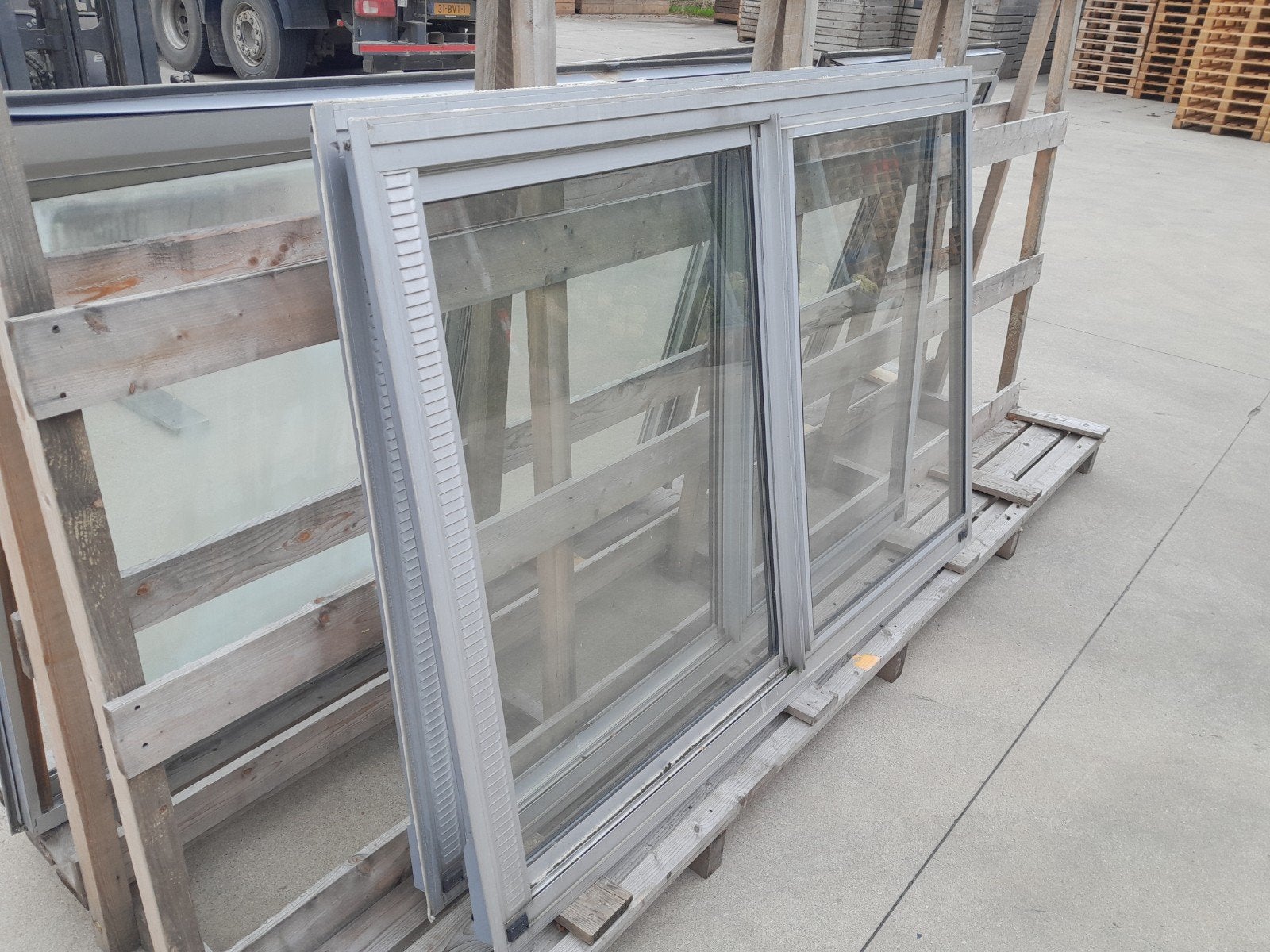 aluminium kozijnen, Gebruikt, Raamkozijn, Aluminium, 75 tot 150 cm
