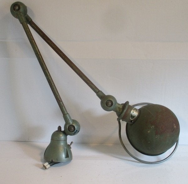 originele industriele atelier lamp Jielde 2 armen, Ophalen of Verzenden