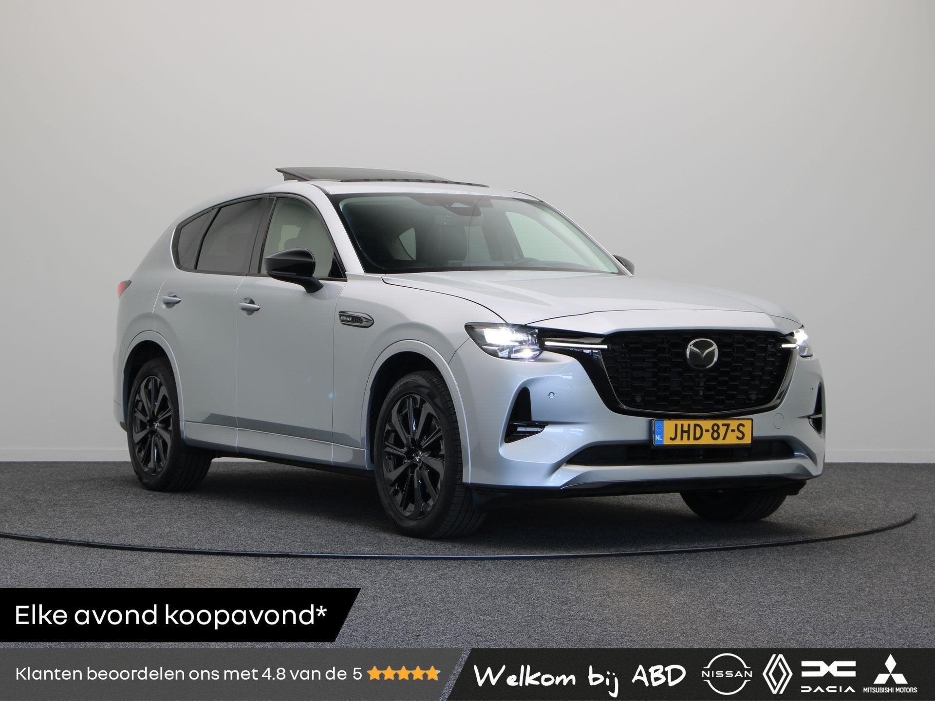 Mazda CX-60 3.3 e-SkyActiv D Homura | DIESEL | Panoramadak |, Gebruikt, 2500 kg, Leder, SUV of Terreinwagen