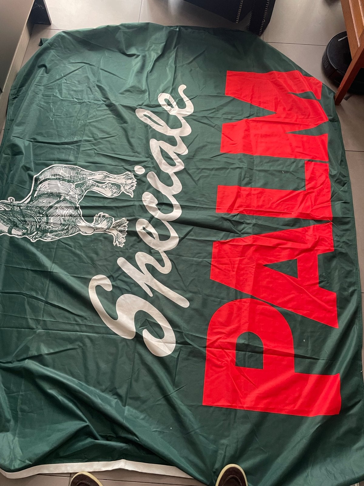 Vlag biermerk Palm, Diversen, Vlaggen en Wimpels, Ophalen of Verzenden