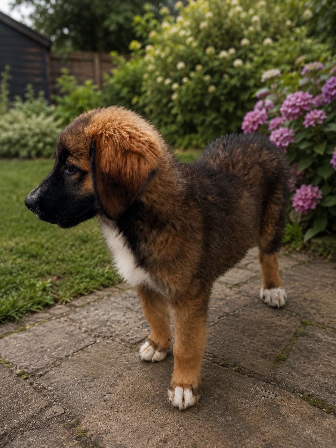 Pups berghond x sintbernard, 8 tot 15 weken, Teef, Meerdere, Nederland