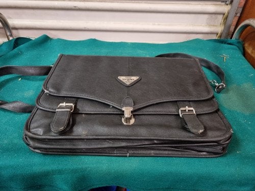 aktetas via roma, vintage, Ophalen of Verzenden