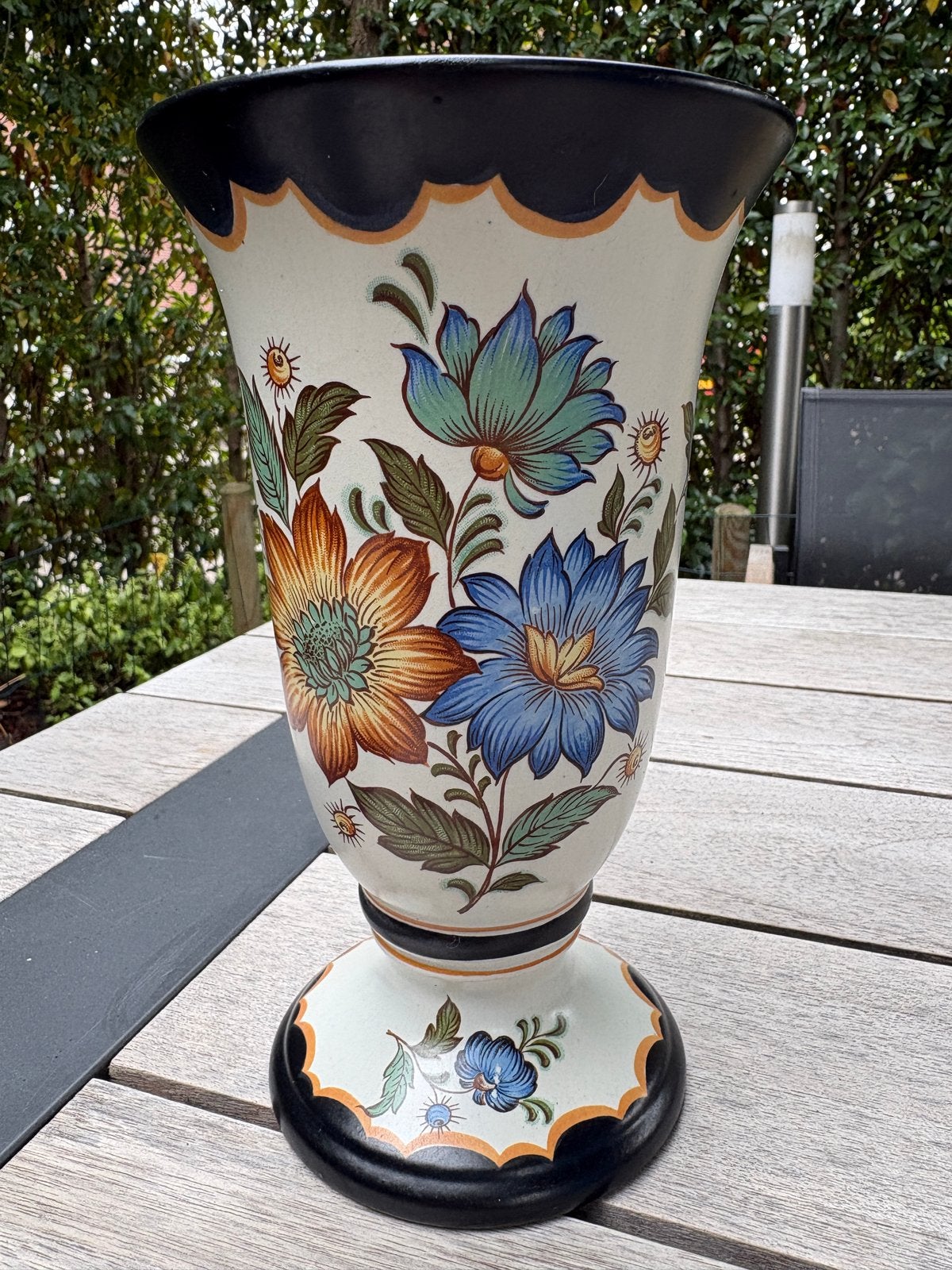 Oud Hollandsch Plateel Vaas - Handwerk Anno 1784, Ophalen of Verzenden