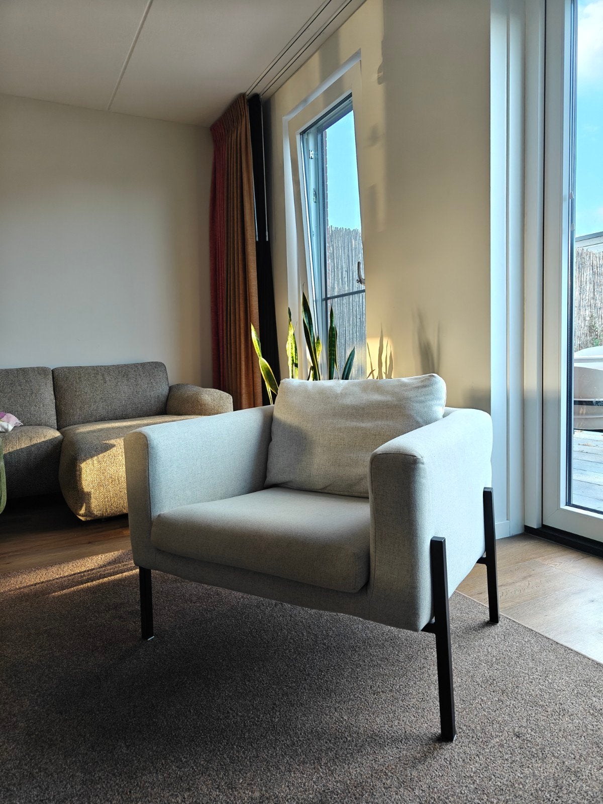 Lounge stoel Koarp, Ophalen, Zo goed als nieuw, Eén, Stof