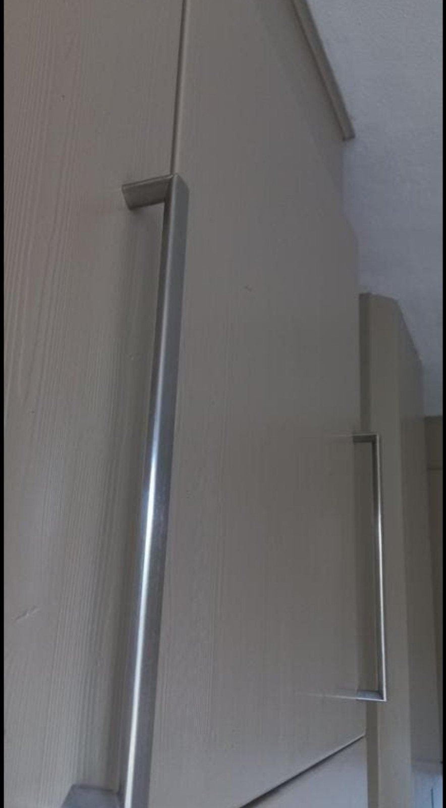 RVS keukengreep 22 stuks, Minder dan 50 cm, Gebruikt, Ophalen of Verzenden, Minder dan 25 cm