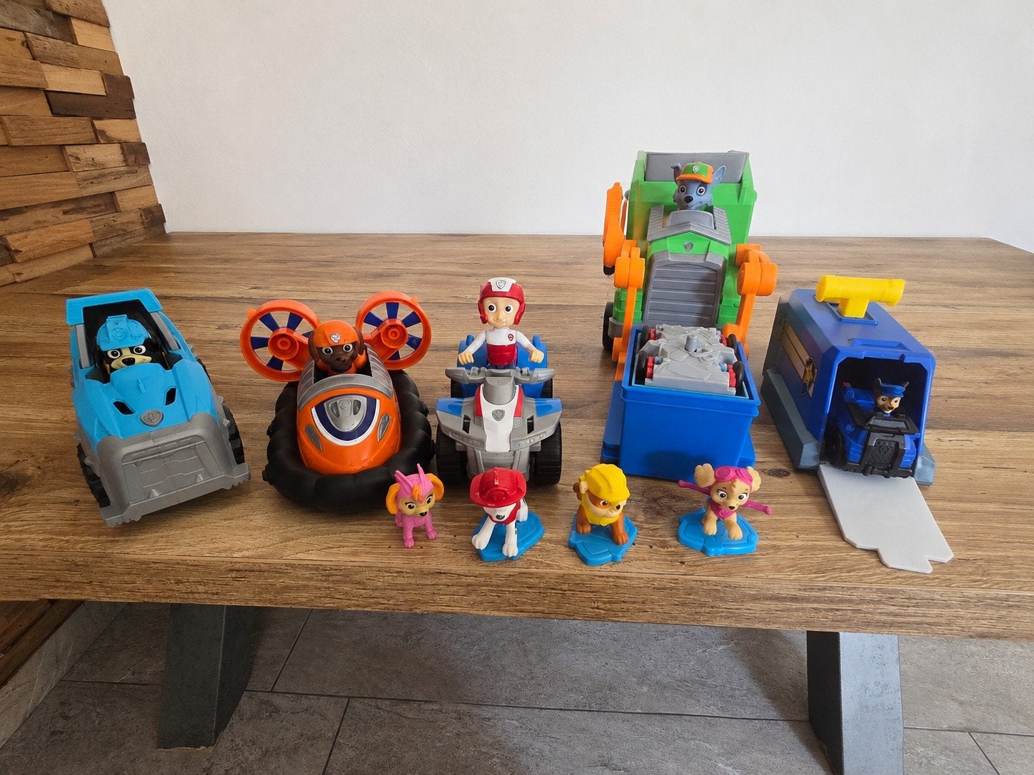 Paw Patrol Voertuigen en Figuren Set, Ophalen, Gebruikt