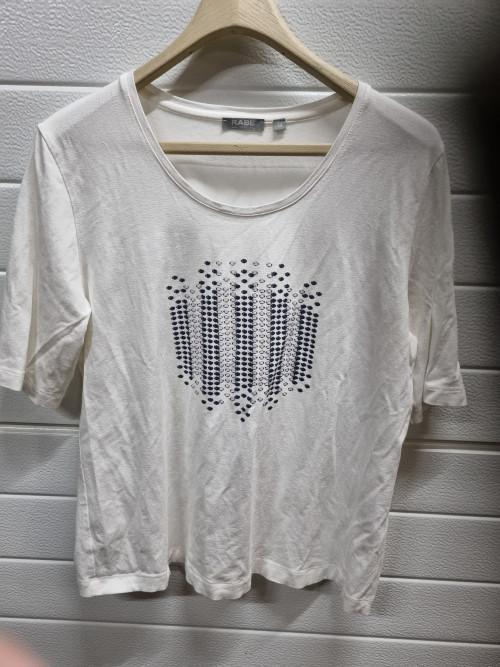 dames tshirt wit rabe maat 44 met prent, Kleding | Dames, Ophalen of Verzenden, 'T Olde Gre-j, Info@toldegrej.nl, Endepoelstraat 20f Didam