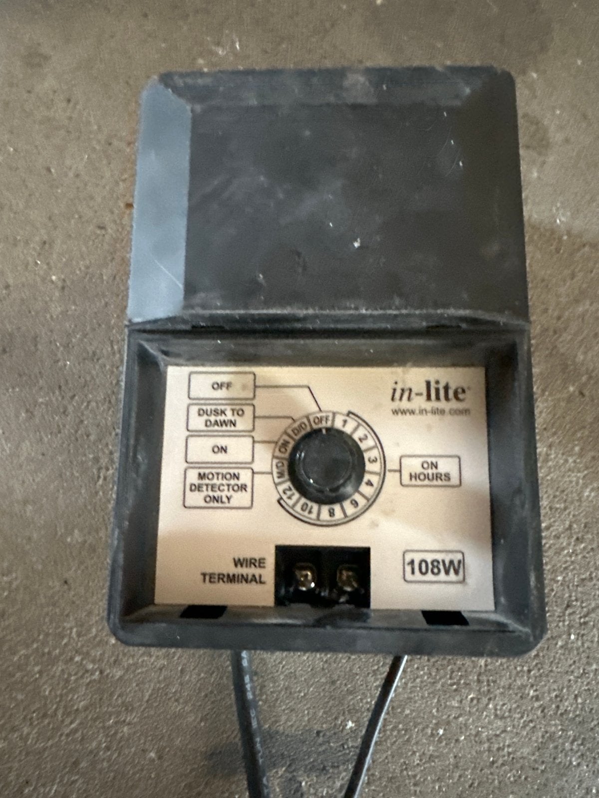In-lite 108W transformator voor buitenverlichting, Ophalen, Kunststof, Gebruikt, Overige typen