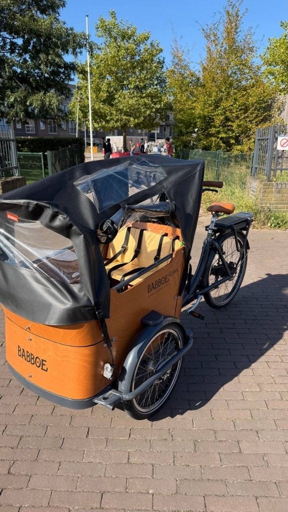 Babboe Curve-E elektrische bakfiets – inspectie goedgekeurd, Fietsen en Brommers, 4 kinderen of meer, Gebruikt, Elektrisch, Ophalen