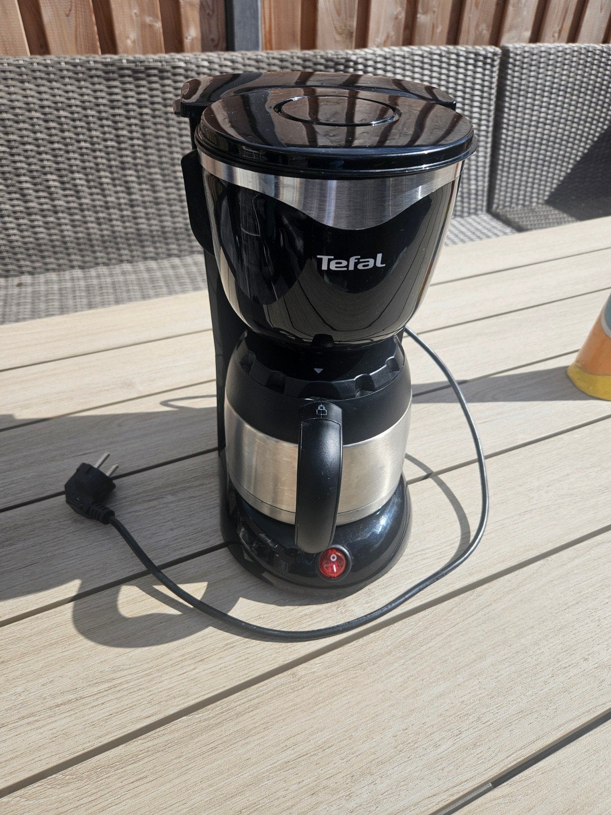 Tefal Koffiezetapparaat met Thermoskan, Ophalen, Gebruikt, 10 kopjes of meer, Koffiemachine