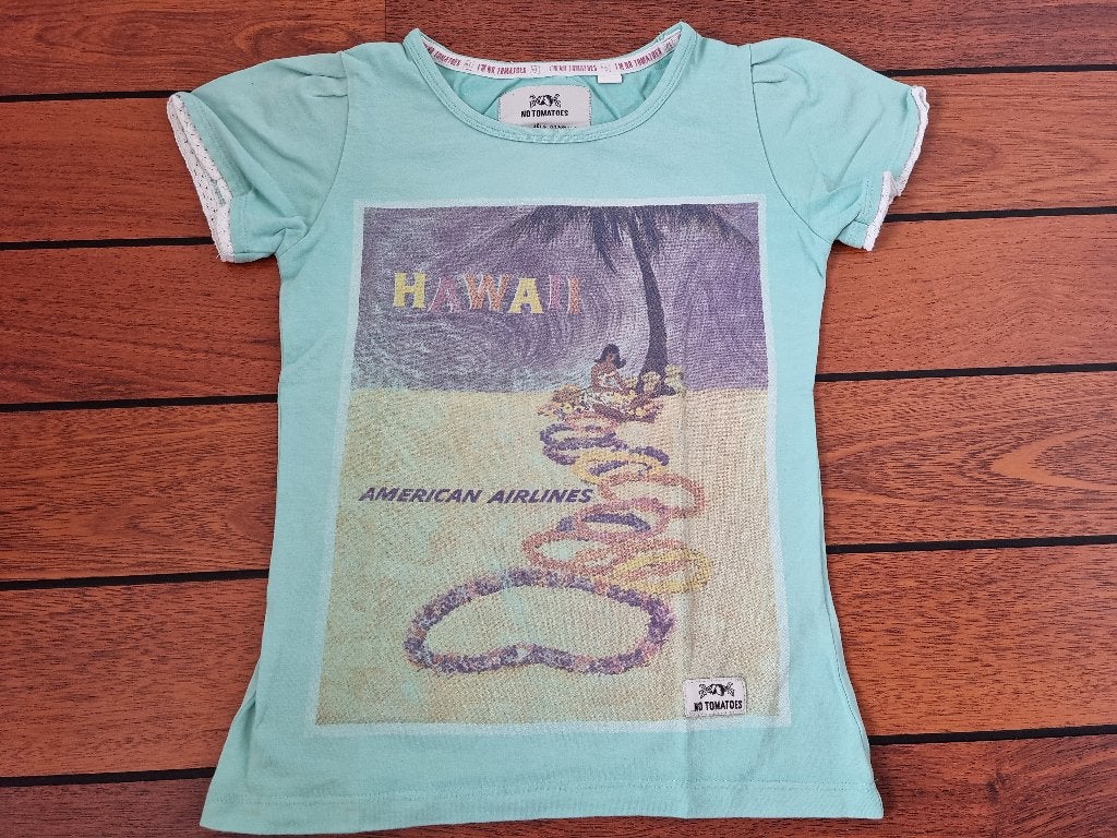 NO TOMATOES shirt maat 116 ** SUPER LEUK **, Kinderen en Baby's, Kinderkleding | Maat 116, Meisje, Ophalen of Verzenden, Zo goed als nieuw