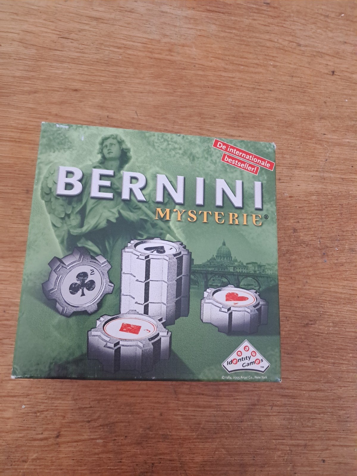 Bernini Mysterie - Strategisch stapelspel, Een of twee spelers, Ophalen of Verzenden, Gebruikt, Identity Games