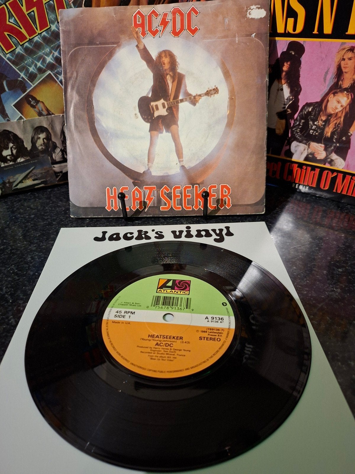 AC/DC - Heatseeker 7 inch single (1988), Gebruikt, Hard Rock, 7 inch, Ophalen of Verzenden