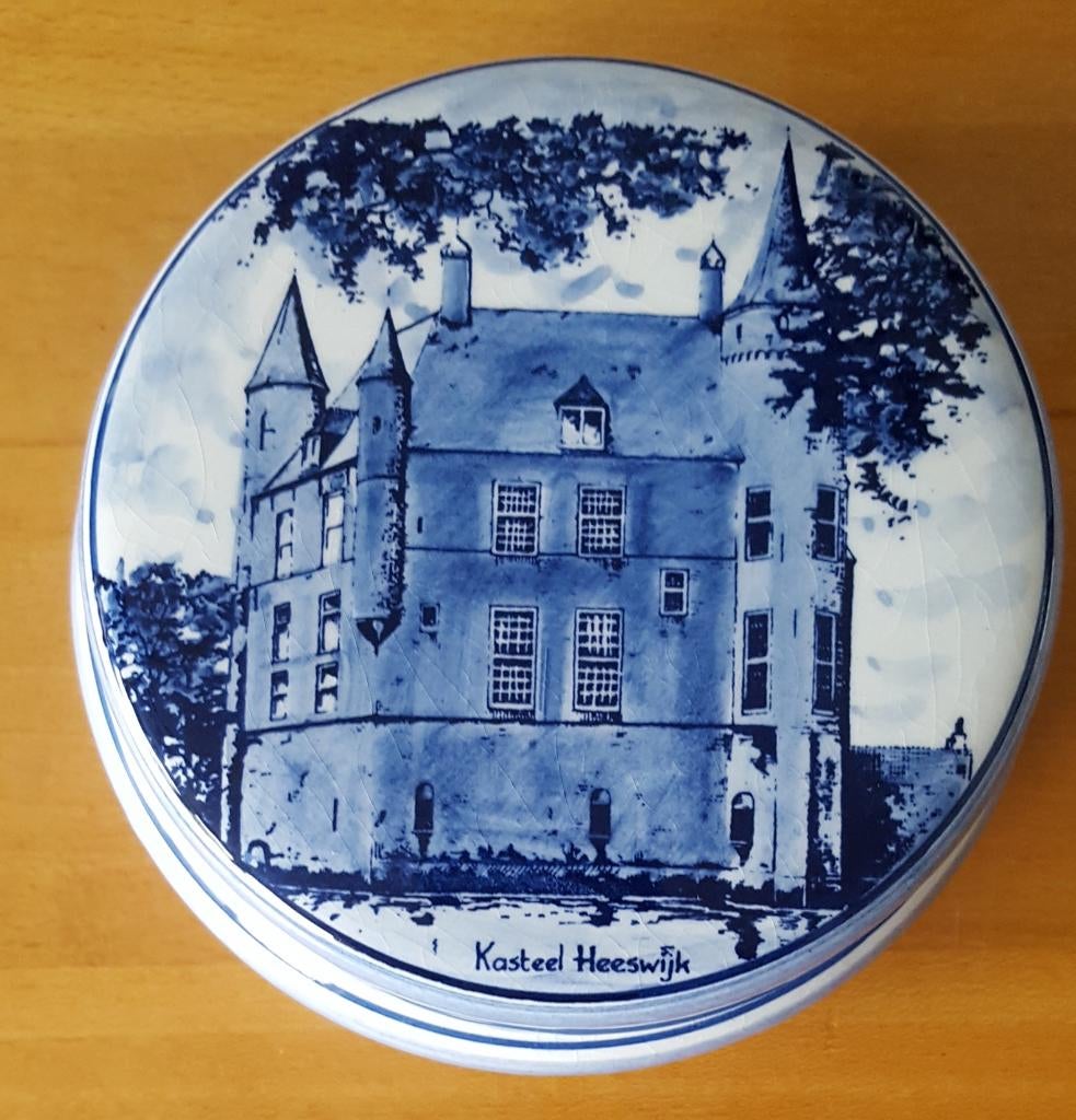 dekselpotje kasteel Heeswijk. (36), Antiek en Kunst, Antiek | Keramiek en Aardewerk, Ophalen of Verzenden