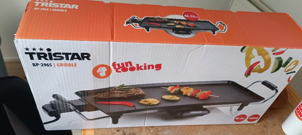Tristar Bakplaat BP-2965 - Gourmet bakplaat, Ophalen of Verzenden, Nieuw, Tafelgrill
