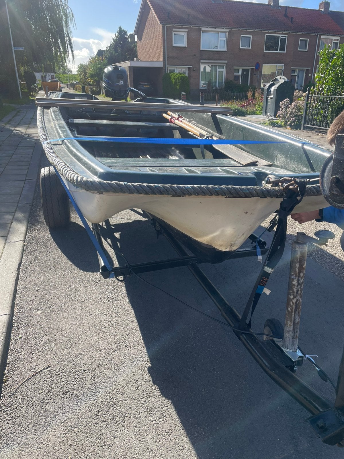 Marine Redingboot Renault en Vissersboot Polyester, Ophalen, Gebruikt, Motor en Techniek
