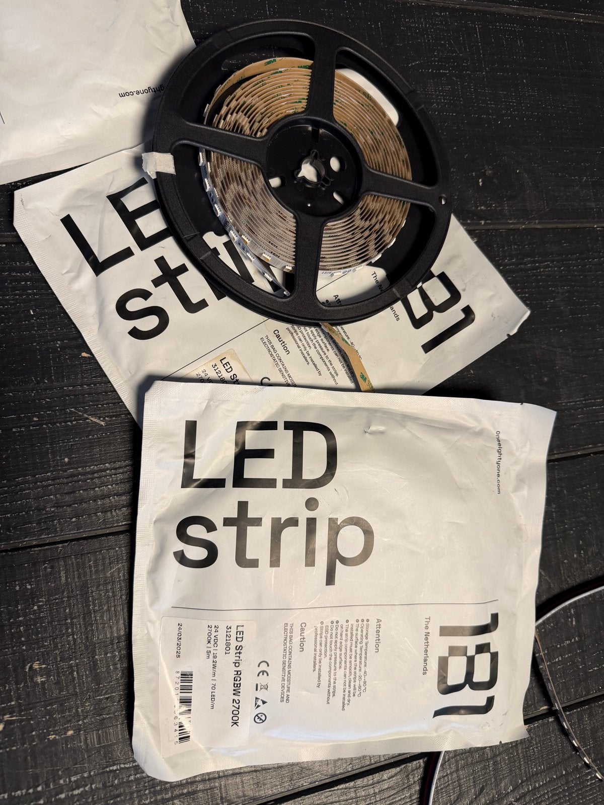 181 LED-strip RGB-W 19.2 Watt, 24 Volt - 5 meter rol, Overige merken, Meerkleurig, Nieuw, Ophalen of Verzenden