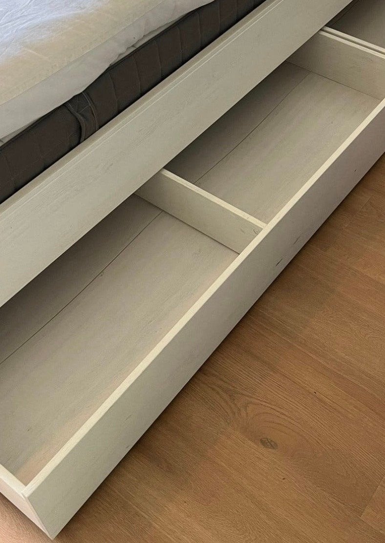 MOET WEG - IKEA BRUSALI lades onder bed - nieuw in doos, Ophalen, Wit, Overige maten, Hout