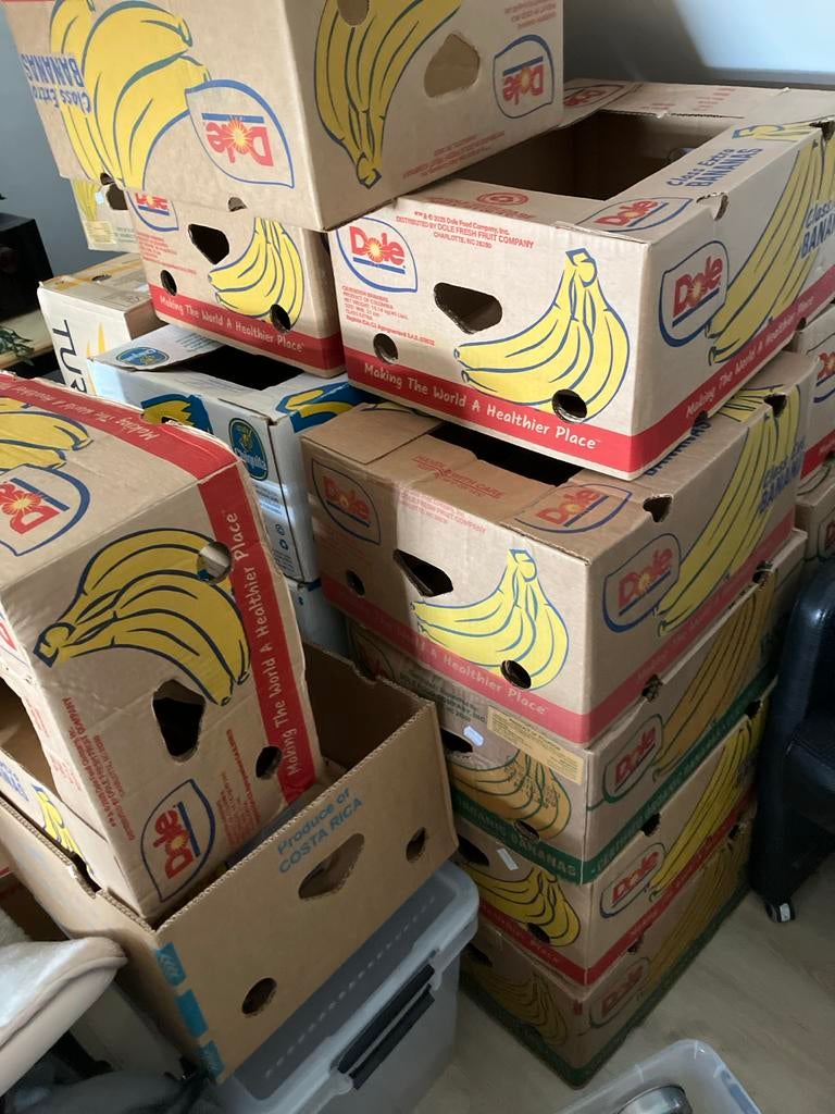 Bananendozen GRATIS af te halen, Ophalen, Doos, Zo goed als nieuw, Minder dan 40 cm