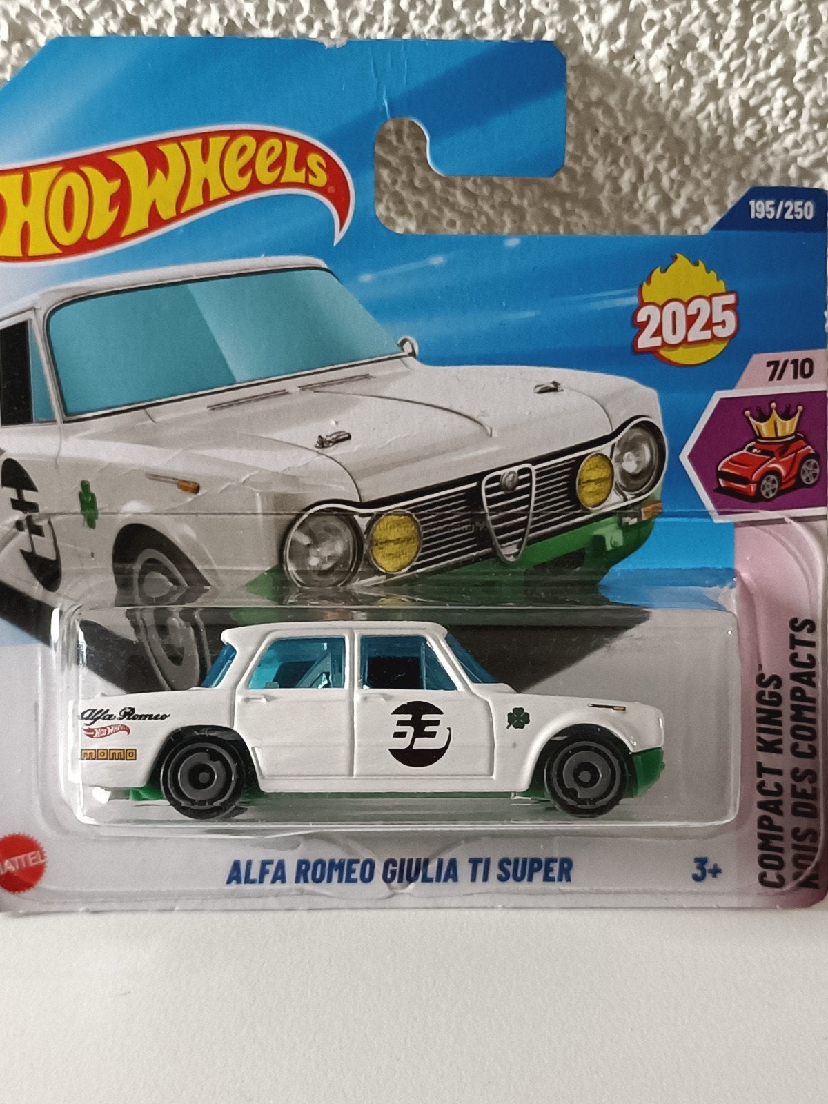 Hot Wheels Alfa Romeo Giulia TI Super 2025 Compact Kings, Ophalen of Verzenden