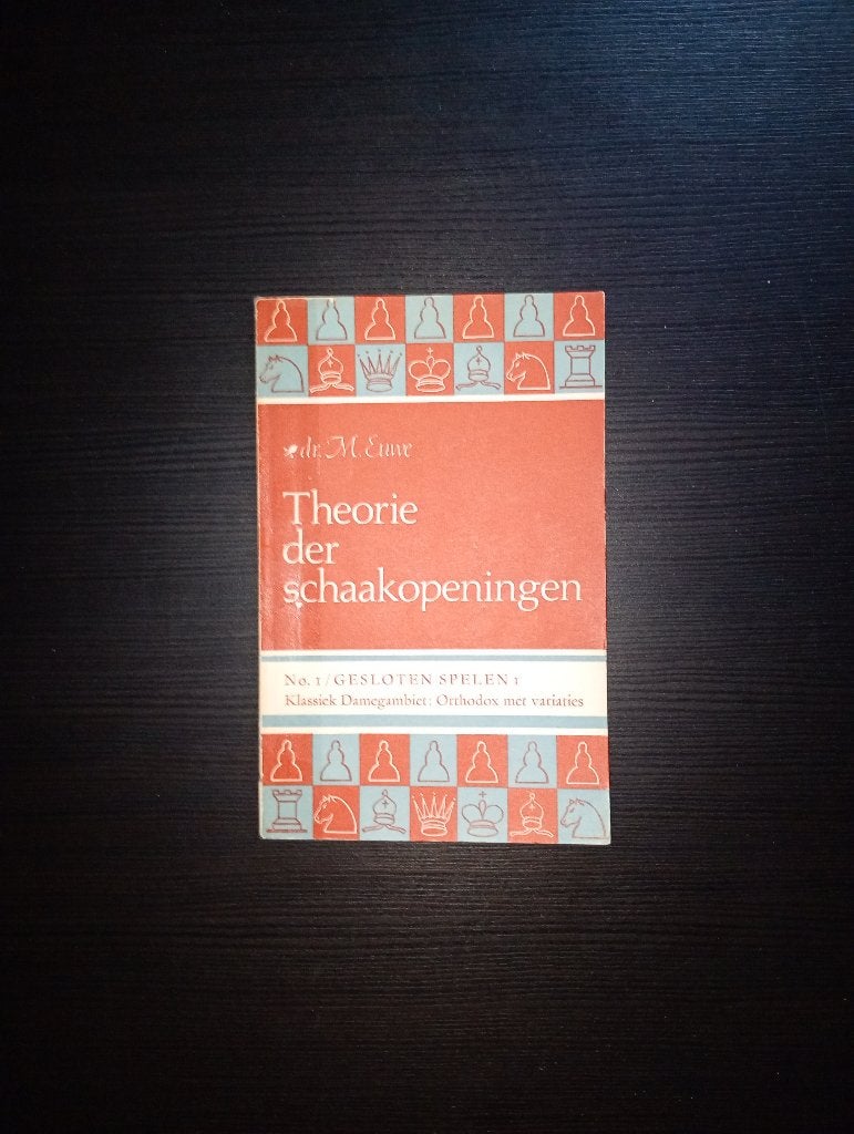 Theorie der schaak openingen 1 rood, Hobby en Vrije tijd, Denksport en Puzzels, Ophalen of Verzenden, Minder dan 500 stukjes, Gebruikt