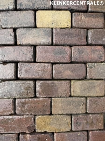 22m2 gemêleerd gebakken klinkers keiformaat straatstenen bro, Bij dit gebruikte product niet te achterhalen, Gebruikt, Keramiek